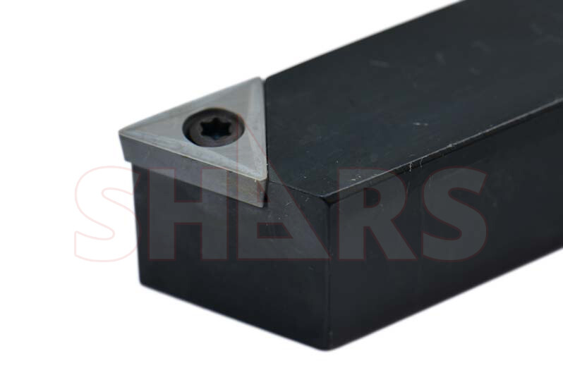 SHARS 5PC 1" INDEXABLE TURNING TOOL BIT + INSERTS + CERTIFICATE P]