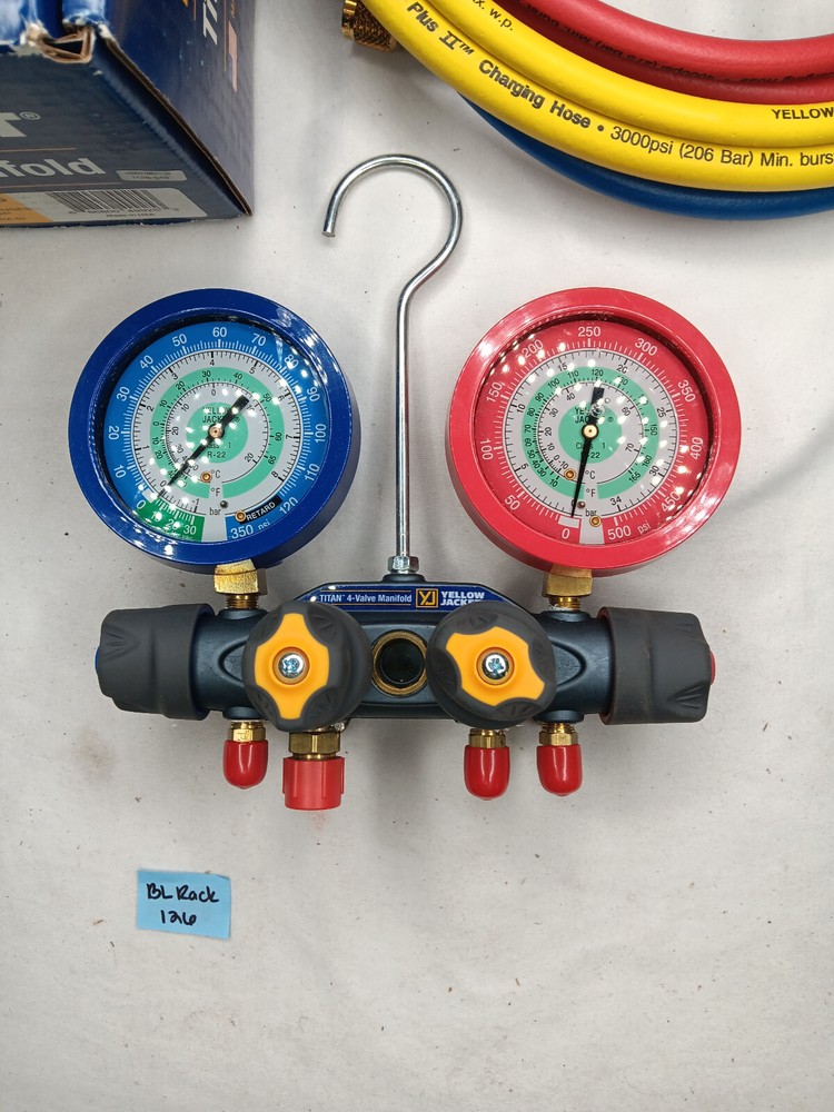 Yellow Jacket Titan Test & Charging Manifold 49925