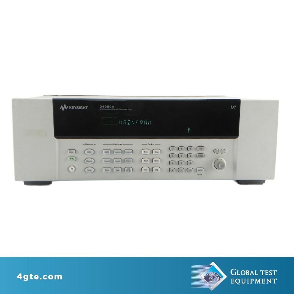 Keysight 34980A Multifunction Switch / Measure Unit - Calibrated