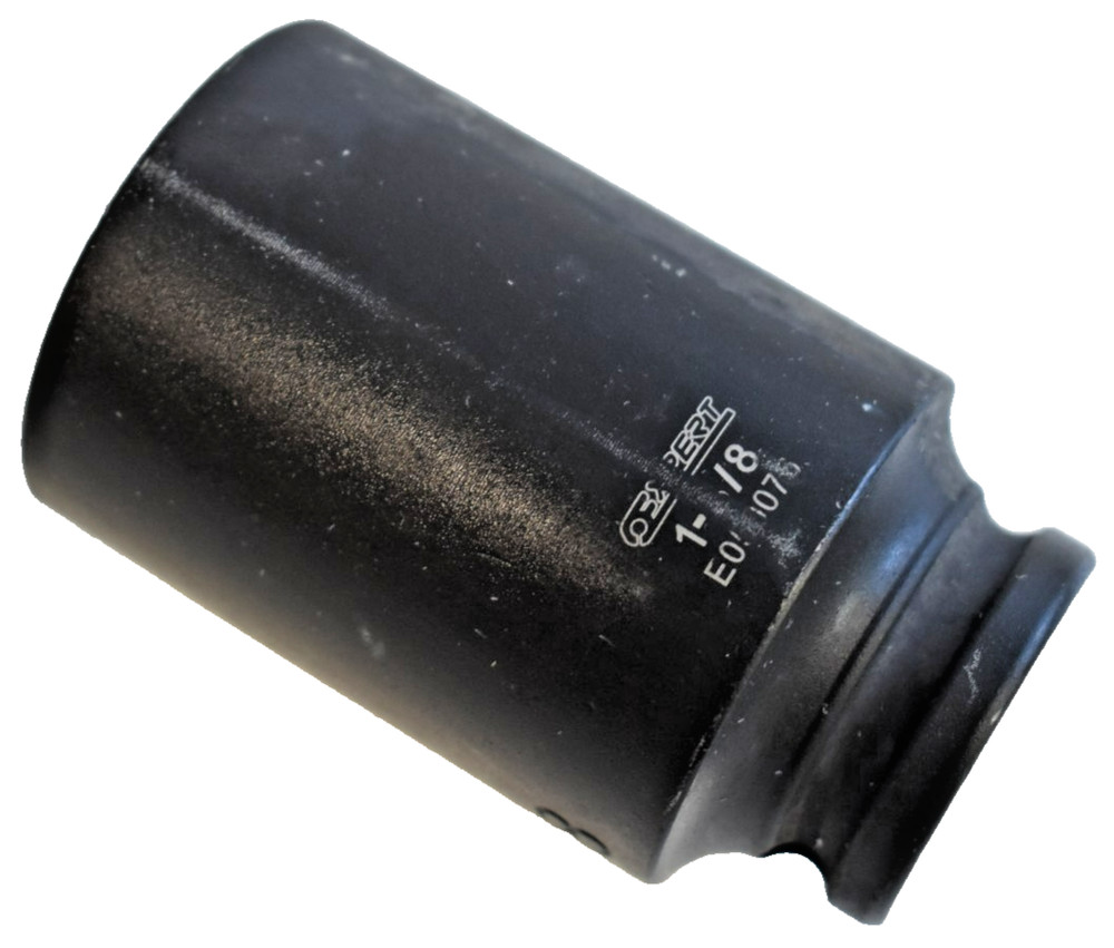 Mac Expert Tools E050076 1-3/8" SAE Deep Impact Socket 1/2" Drive 12 Point