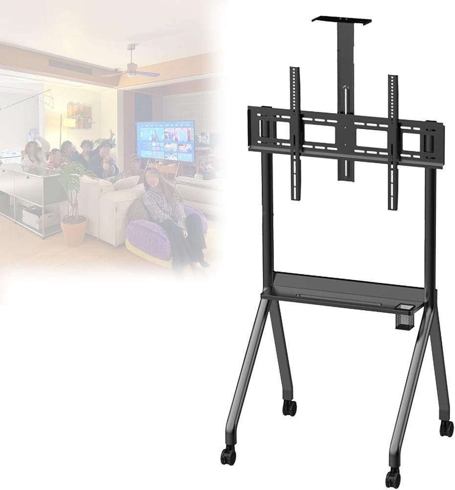 Smart Board Stand,Mobile Stand,with Locable Rolling Wheels,with 4 Lockable Wheel