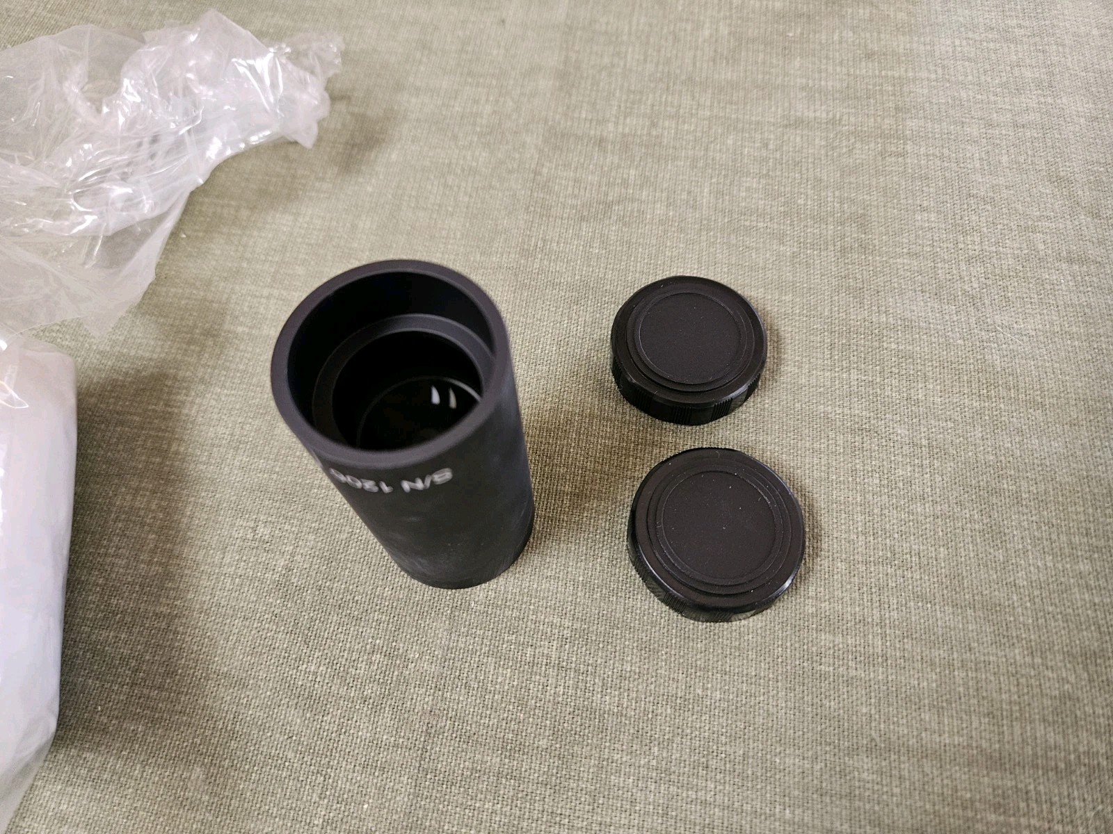 LOT OF 25 TUBE LENS.3" METAL TUBE/LENS INSIDE..