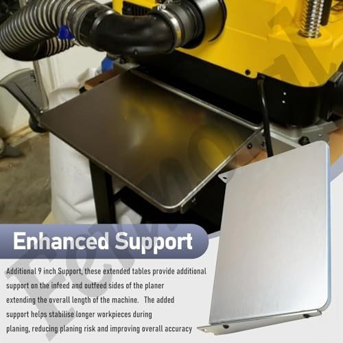 2Pcs 13" Planer Folding Table Accessory - 9" Side Support for DW735 Planer