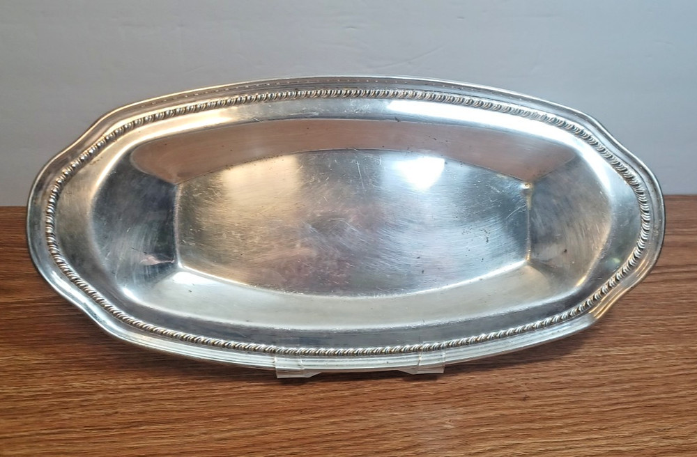 Sheffield Silver Co. EPC Electro Plate Copper Serving Tray 13" Long