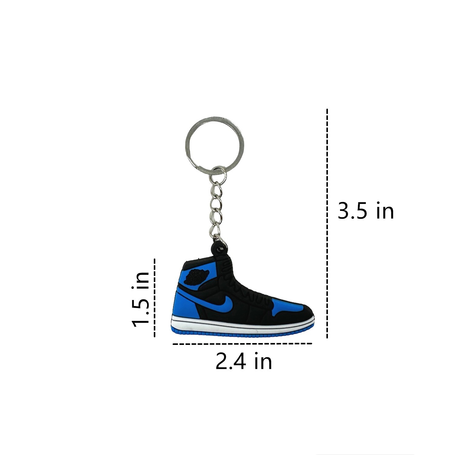 50 Pcs of 2D Sneakers Keychains Hype Beast Sneaker 2D Variety of Keychains Lot
