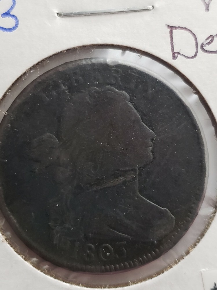 1803-P Small Date Large Fraction Draped Bust Large Cent
