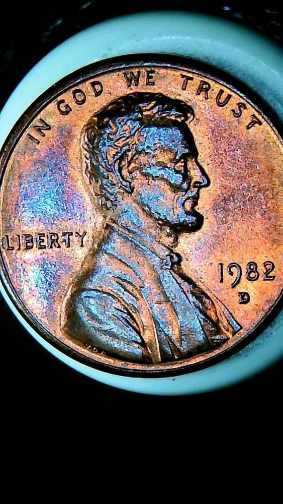 1982 D Small Date Zinc Copper Plated Improper Anneal Error