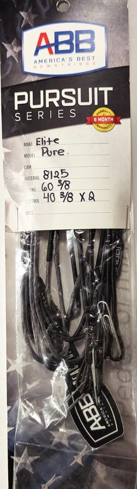 ABB Elite Pure Bowstring   8125    String 60 3/8"   Control 40 3/8" (X2)