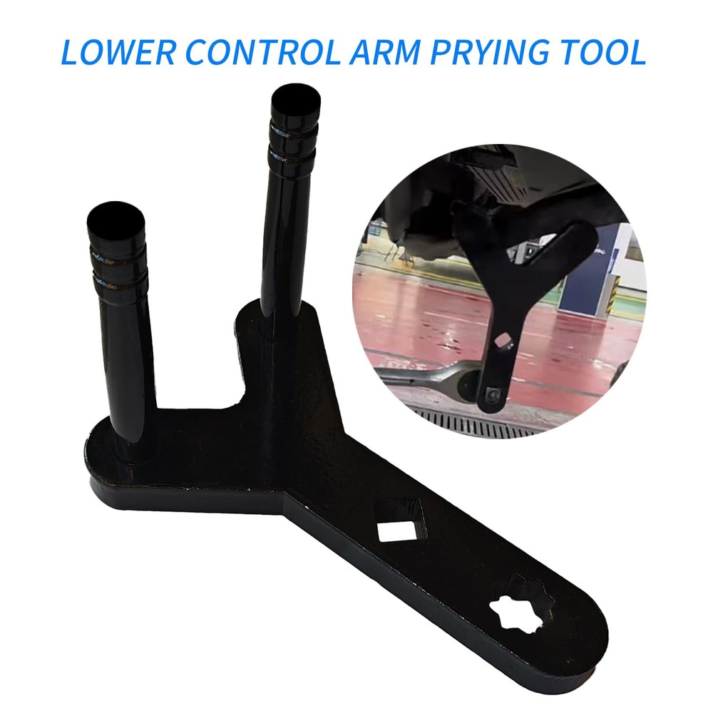 Lower Control Arm Prying Tool Bushing Removal Tool with 1/2" Dual Hole Drive