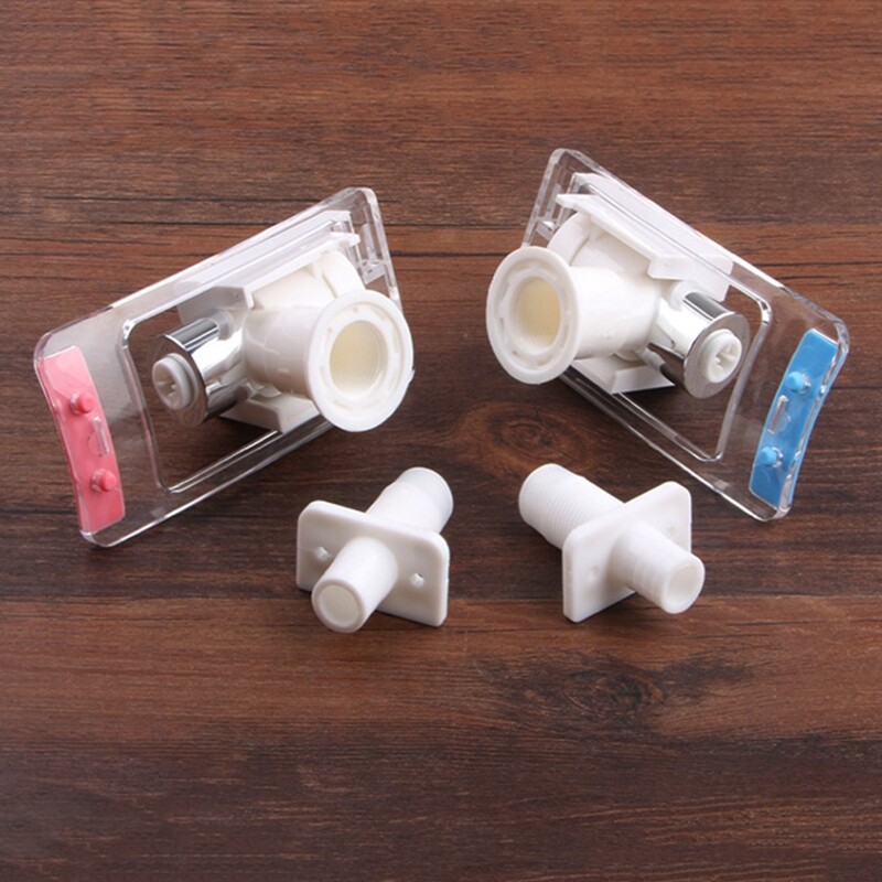 2 Pieces Water Dispenser Replacement Push with Two Water Valves Durable