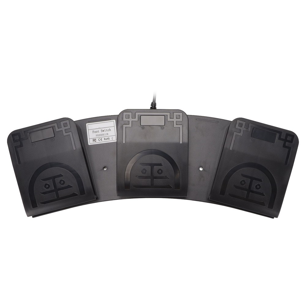 USB Foot Switch 3 Key Multifunction Ergonomic Sensitive USB Foot Pedal For WT