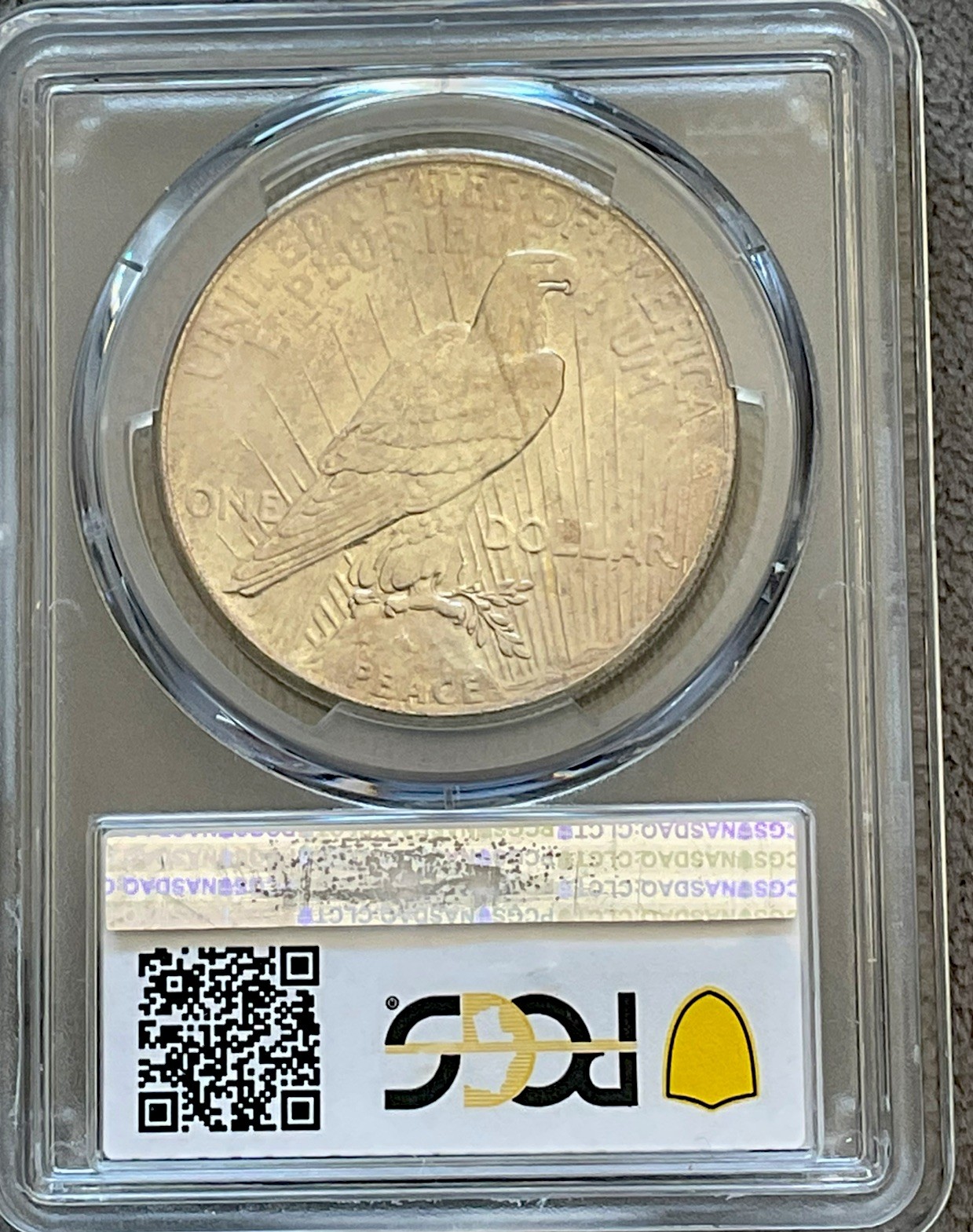 1925 P Peace Silver Dollar $1 PCGS MS66 High Grade Beauty Free Shipping