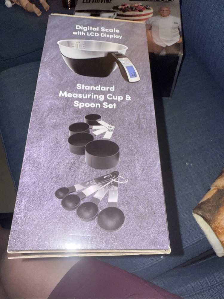 Robert Irvine Digital Scale & Measuring Cup Spoon 9-Piece Set