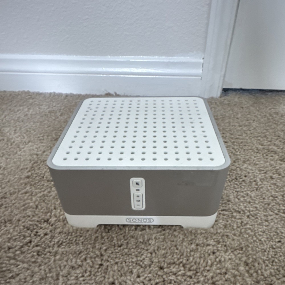 Sonos ZonePlayer ZP120 Multi Zone Amplifier 120W Class D White/Gray Digital