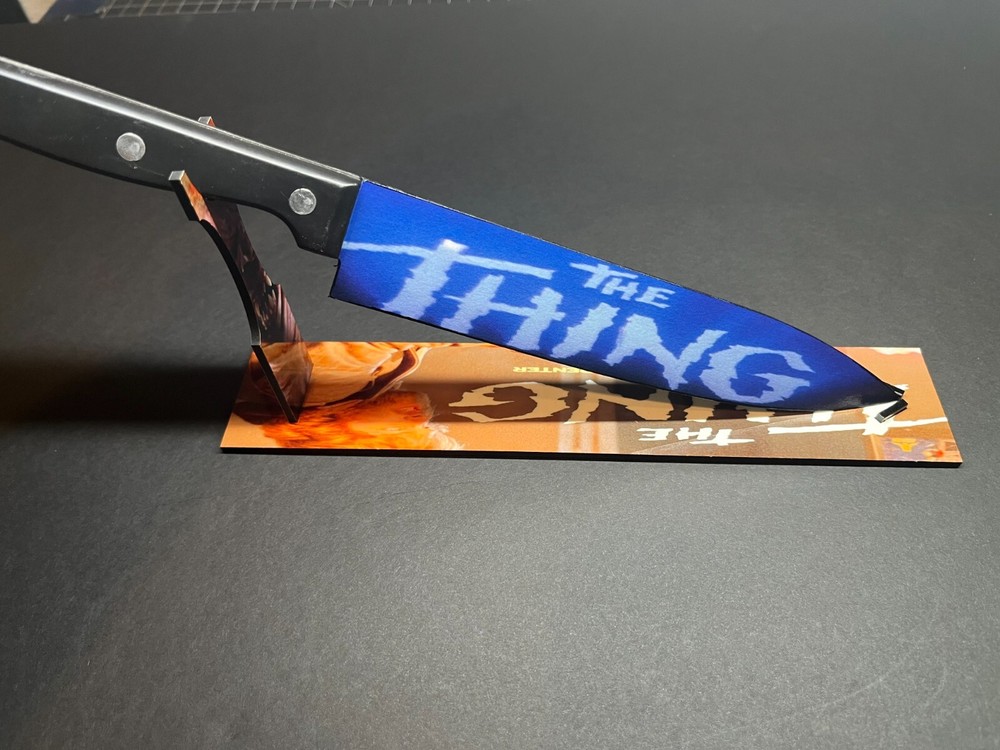 The Thing 1982 Kitchen Knife With Stand