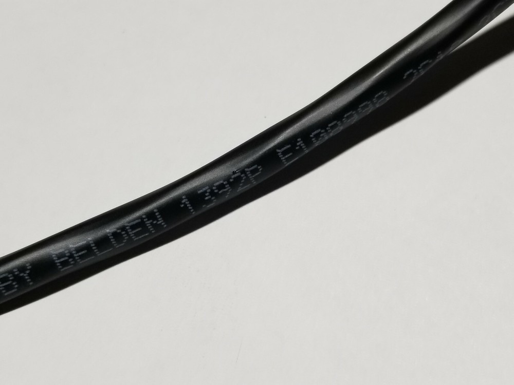 Belden 1392P 18/2C + 22/1P Shielded Plenum Media Control Cable FFEP Black /50ft