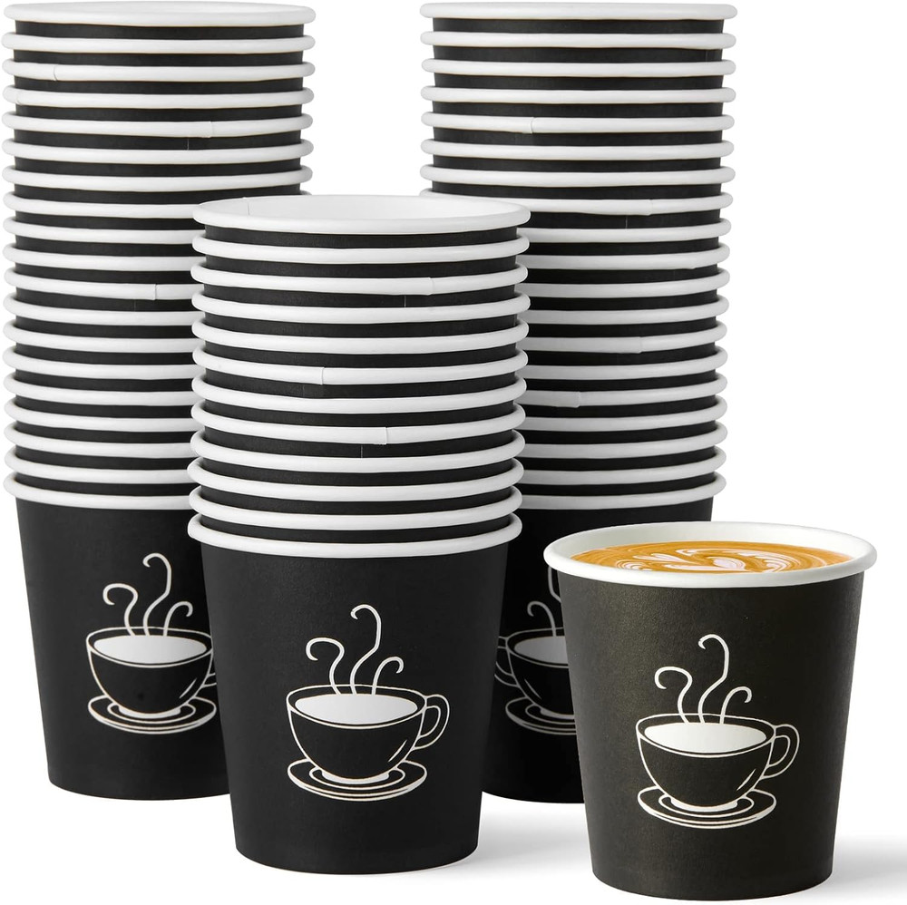 600 Pack 4 Oz Disposable Paper Cups for Hot/Cold Drinks