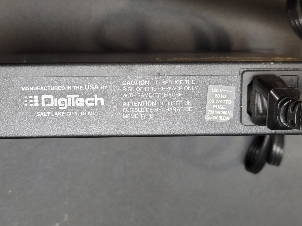 Digitech Vocalist II Vocal Harmony Processor