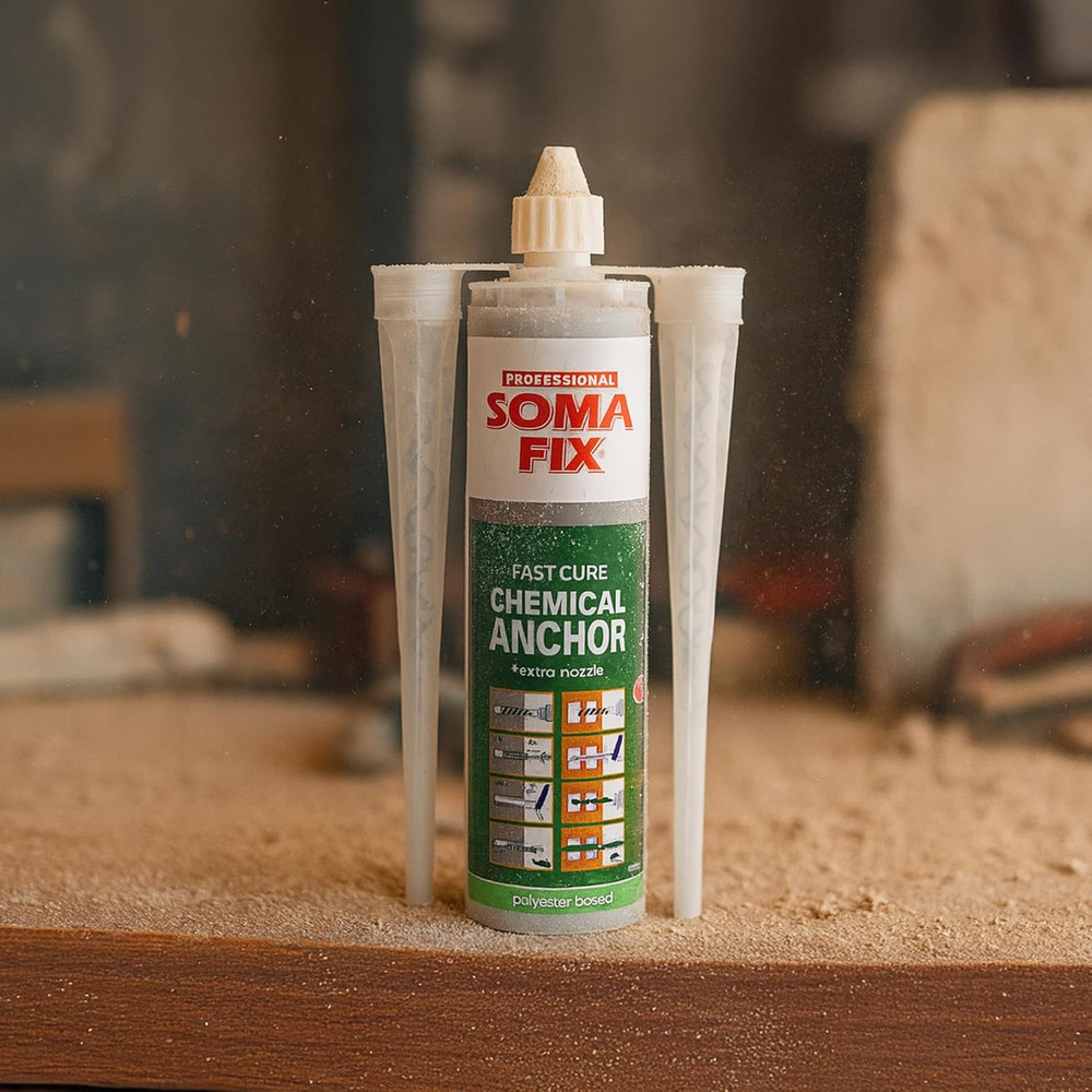 Construction Adhesive Fast Curing Anchoring Concrete Brick Stone Fasteners Gray