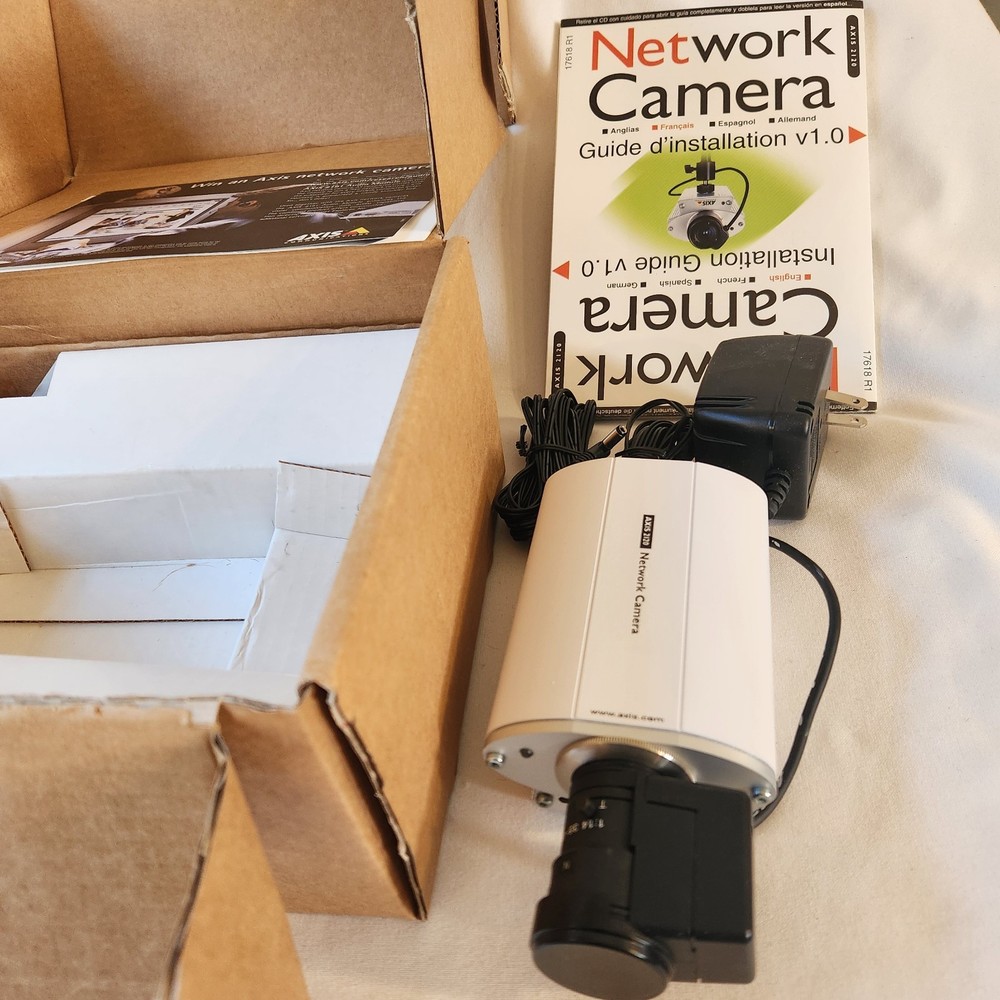 Axis 2120 IP Network Web Security Surveillance CCTV Camera & Lens