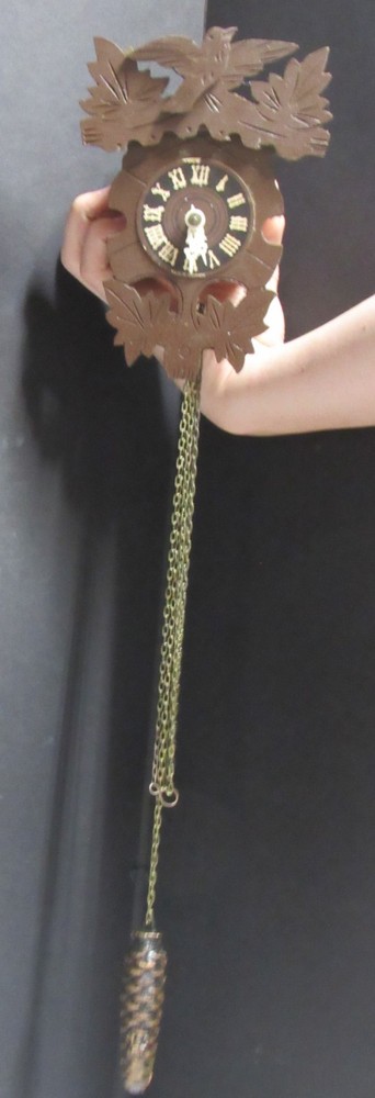 German made Clock with weight