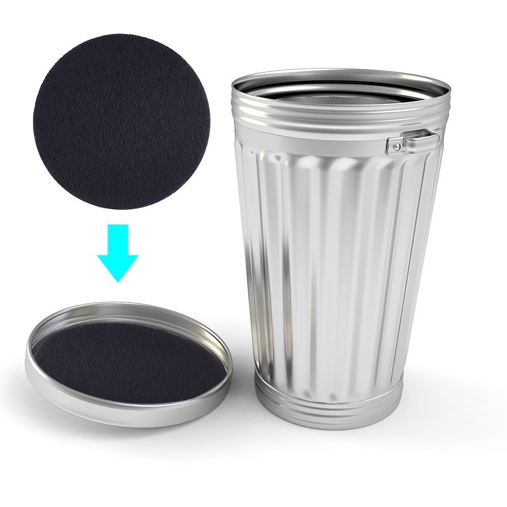 8 Pieces Compost Bin Filters For Kitchen Compost Pail Replacement Charcoal Filte