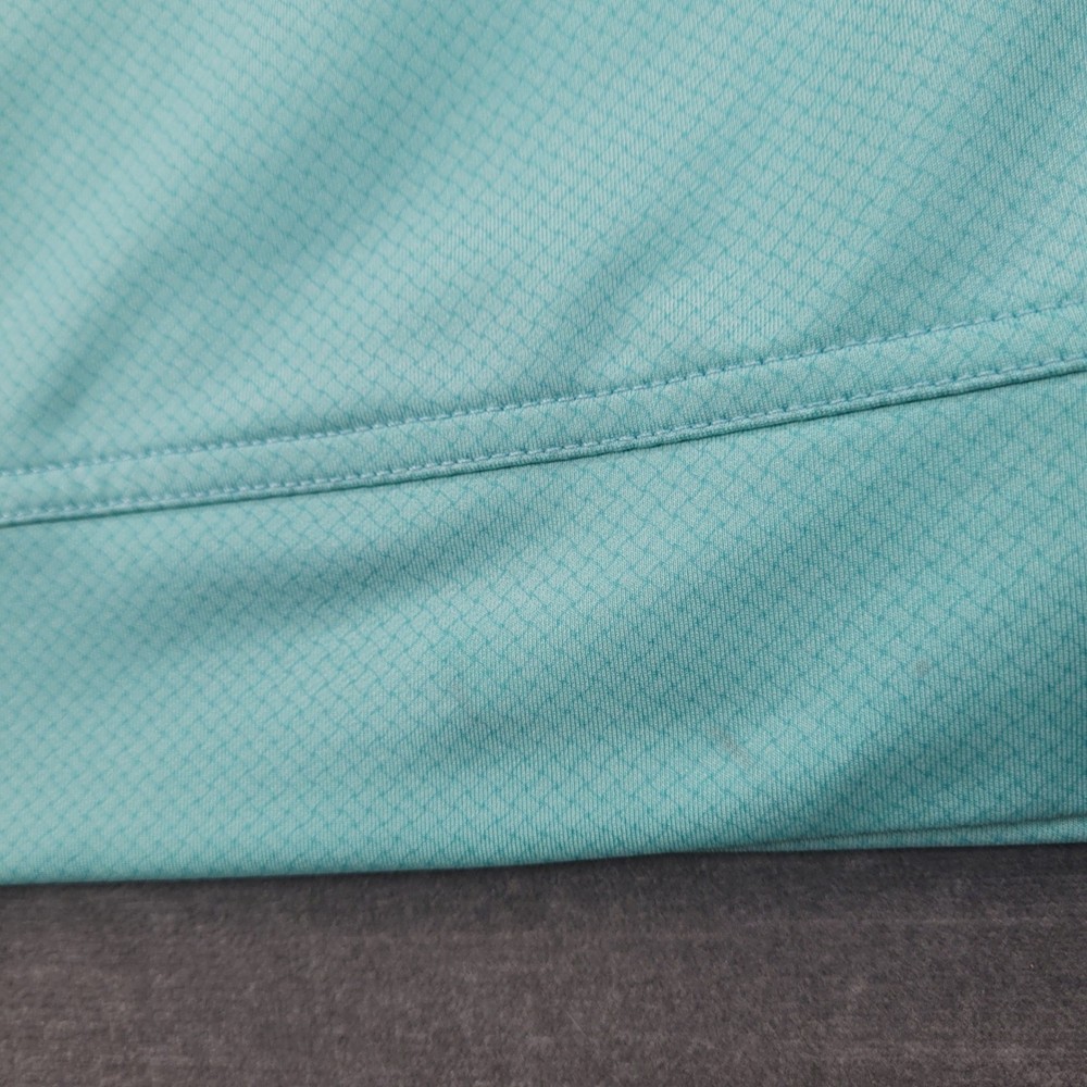 Peter Millar Mens Large Mint Green 1/4 Zip Golf Pullover Logo