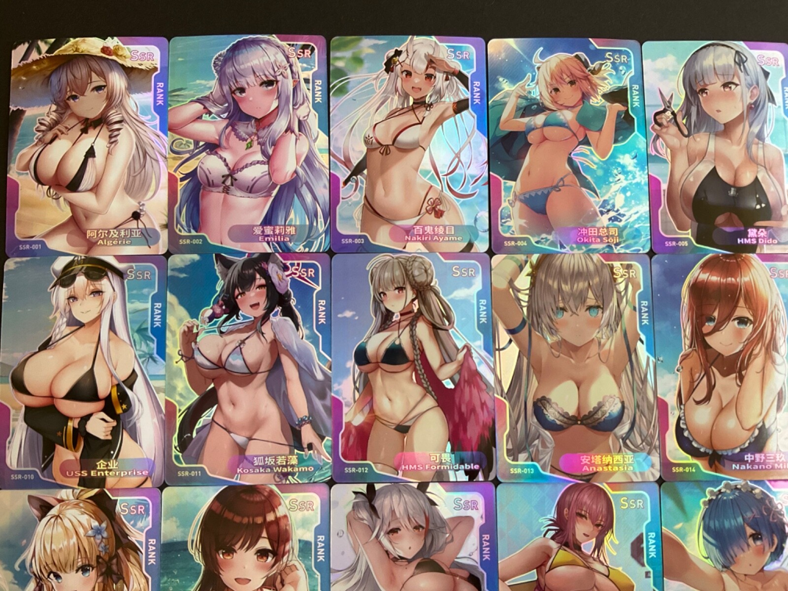 Goddess Story Senpai Goddess Haven - SERIES #3 - SSR Complete Set! - 36 Cards!