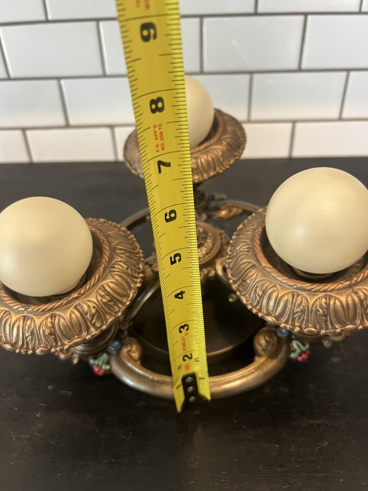 Single Nice Semi Flush Mount Three Socket Fixture 2L