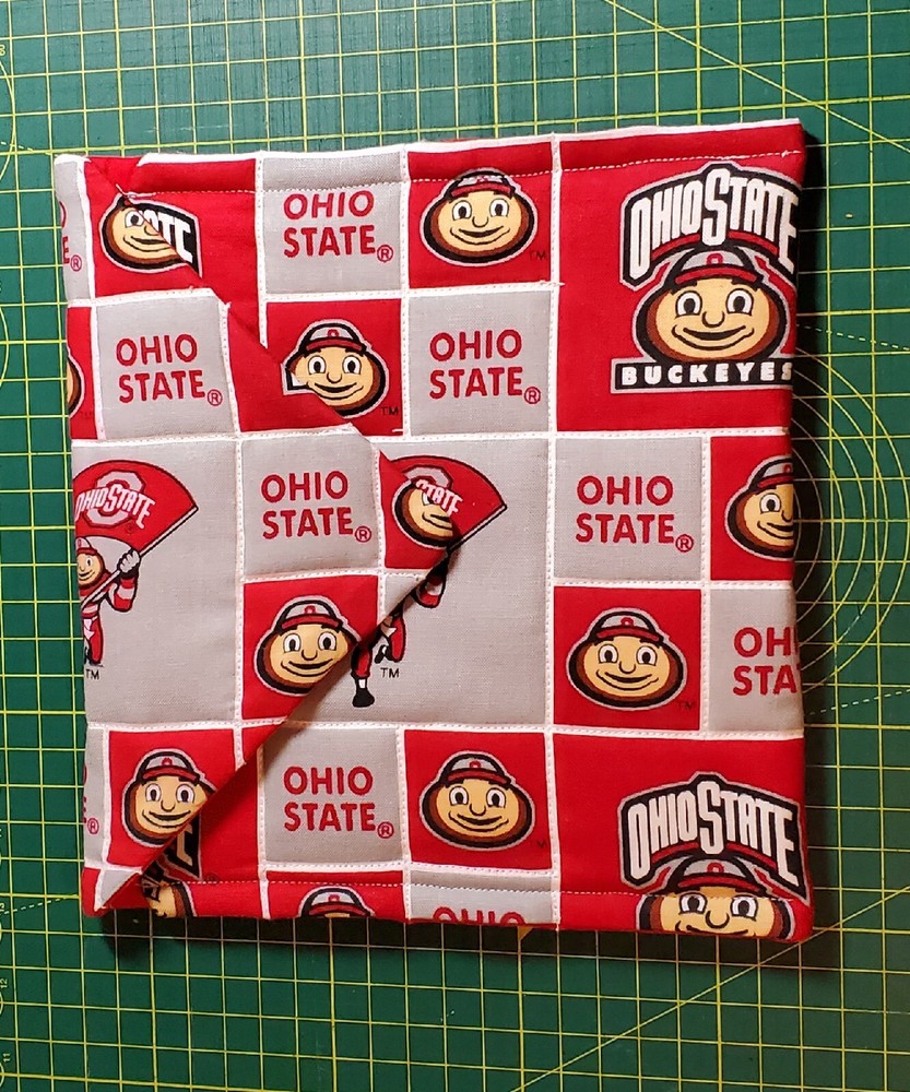 Ohio State Buckeyes Potato/Vegetable Bag Quilted, Microwaveable,Handmade.