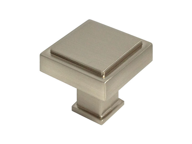 Satin nickel Square Kitchen Cabinet Drawer Knobs Pulls 3 3/4" 5" Brushed nickel