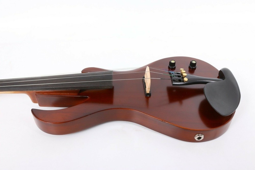 Advance 4 String New 4/4 Full Size Electric Violin Guitar Shape For Student