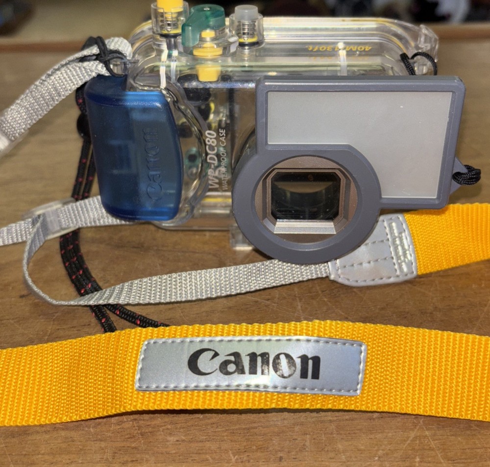 Canon WP-DC80 Digital Camera Waterproof Case Underwater