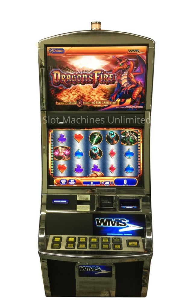 WMS WILLIAMS BLUEBIRD 2 VIDEO SLOT MACHINE "Dragon's Fire"