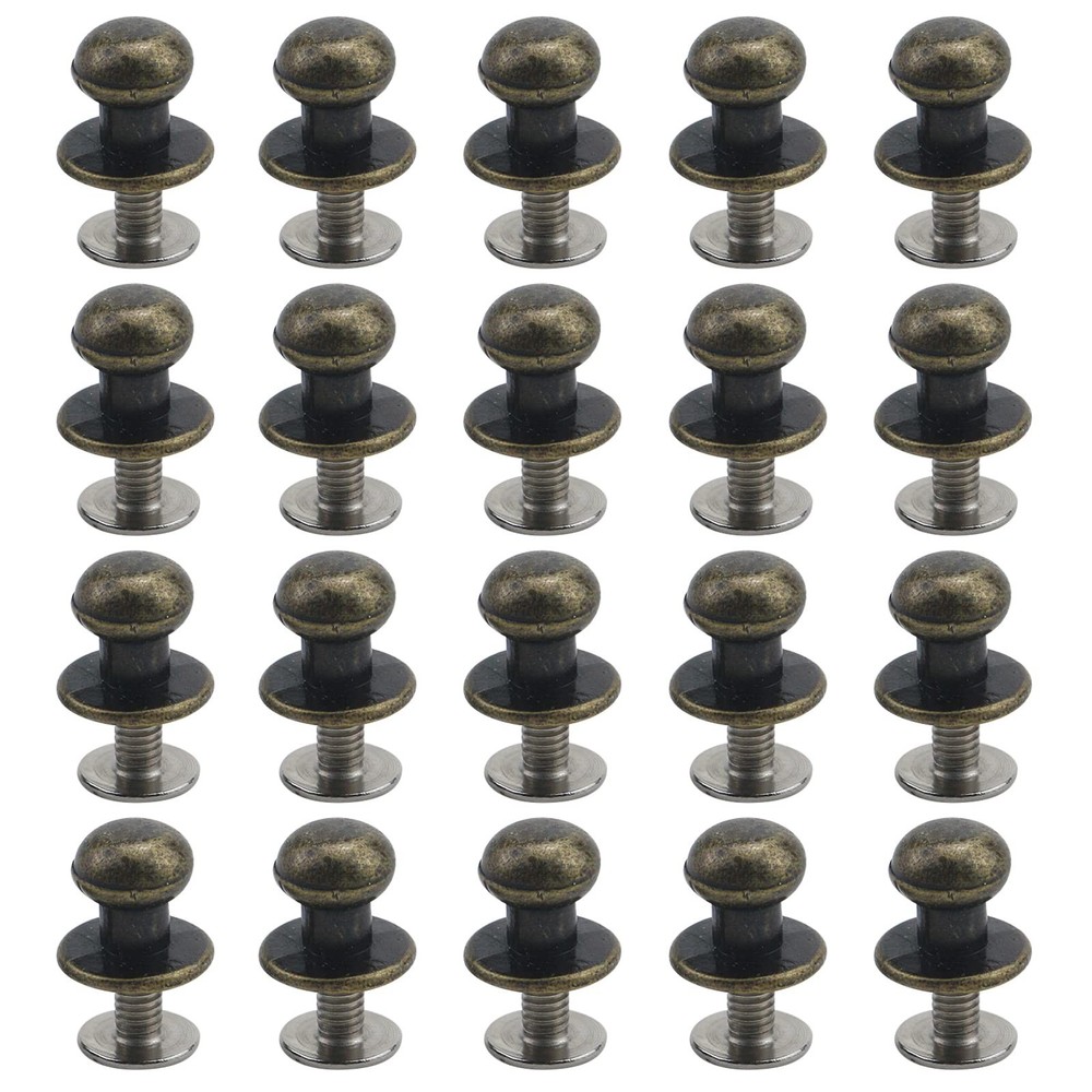 T Tulead Mini Knobs Metal Knobs Cabinet Hardware Knobs Bronze Knobs Dresser P...