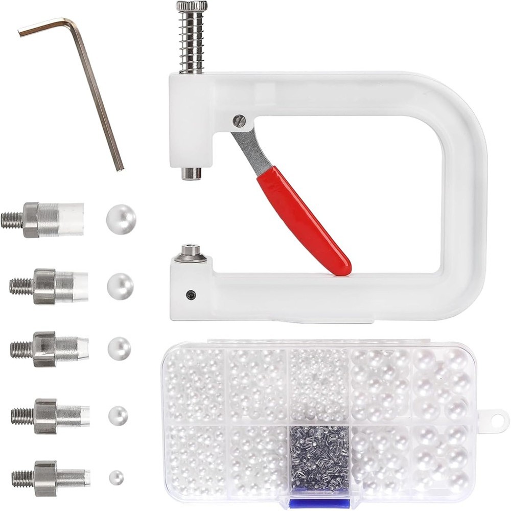 Setting Machine, Bead Rivet Fixing Machine, 5 Sizes, Hand Press  Setting7891