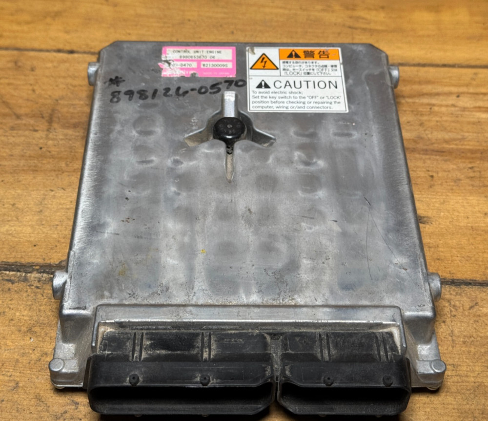 Isuzu ECM ECU 8980853670 OEM Engine Control Module Diesel Computer Unit