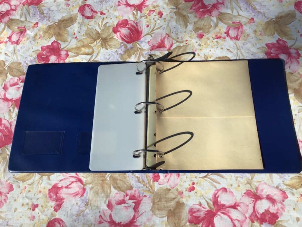 WANG 3-Ring Binder. WANG Computers / WANG Labs. Hard cover 3-ring BINDER.