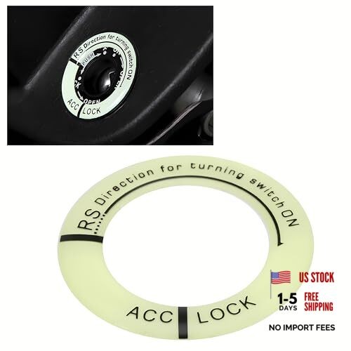 Ignition Switch Decoration Ring Car Motorcycle Luminous Ignition Start Stop