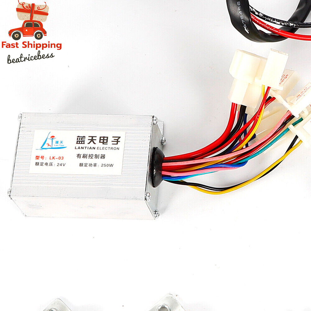 Electric Bicycle Motor Kit E-Bike Wheel Motor Conversion Chain Kit Controller