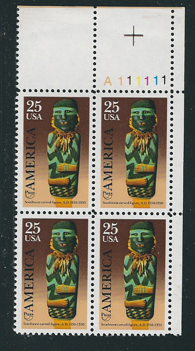 Scott #2426...25 Cent... America...Plate Block