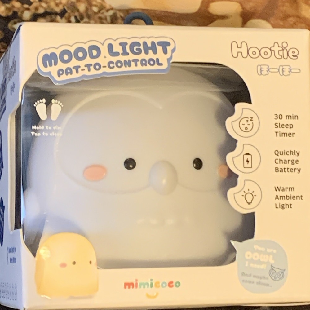 MimiCoco OWL Mood Light Warm Ambient Light Cute Nice Gift