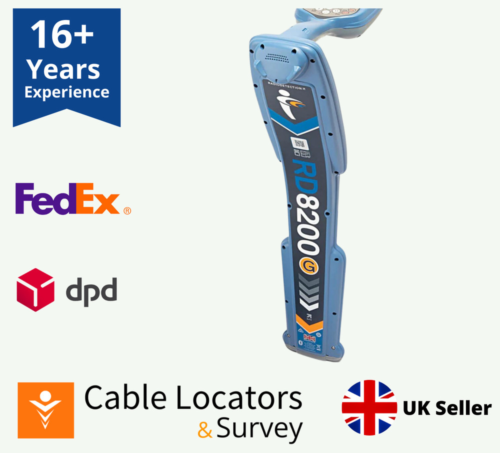 Ex Display Radiodetection RD8200G Usage Logging and GPS
