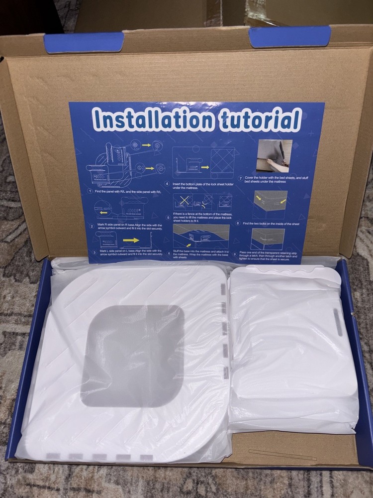 Sheet Holders for Bed Corners Fasteners Keep Sheets Secure Fitted Sheet Holders