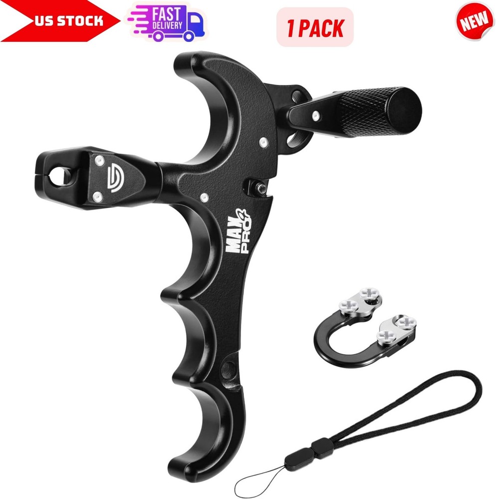 Bow Release Archery Release 360° Rotatable Thumb Release for Compound Bow