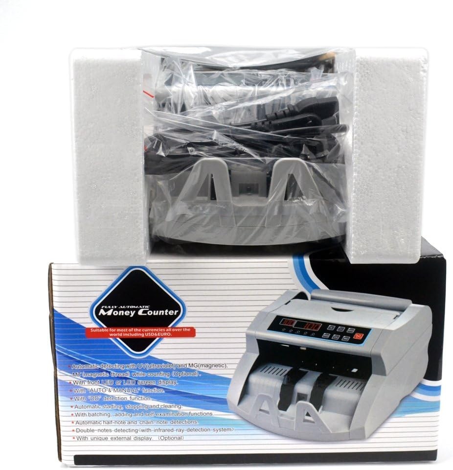 Efficient Money Counter Machine with Multi-Currency Detection & LCD Display