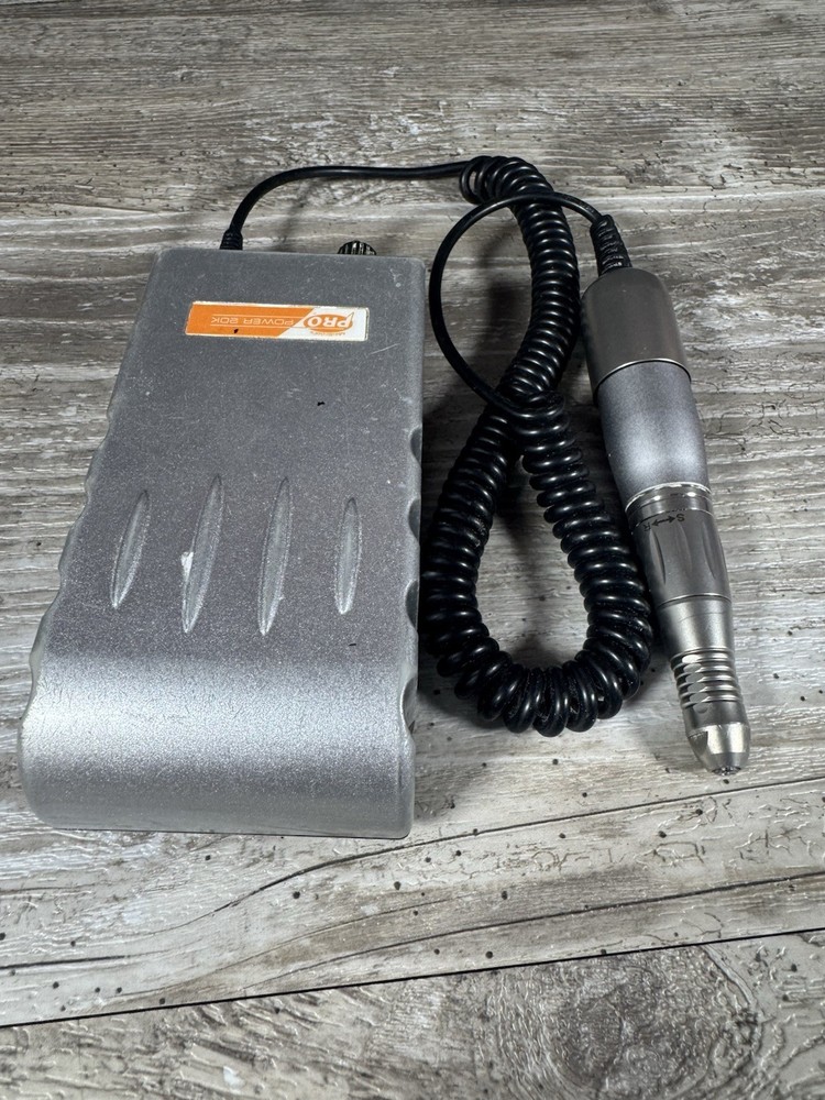 Medicool Pro Power 20K Electric Nail File & Drill Set Silver Variable Speed