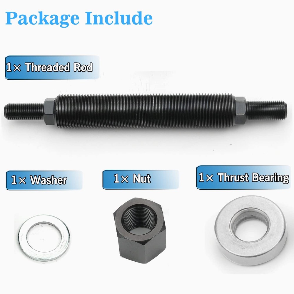 66515 Harmonic Balancer Installation Tool Compatible with Chevy 350 SBC BBC...