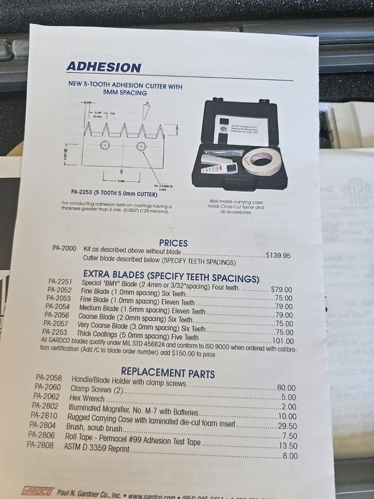 astm standard test method for measuring adhesion by tape test