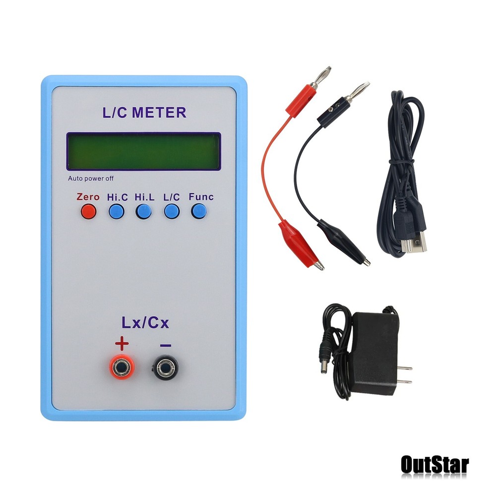 LC-200A High-Precision LC Meter Handheld Inductance Capacitance Meter 1pF-10uF